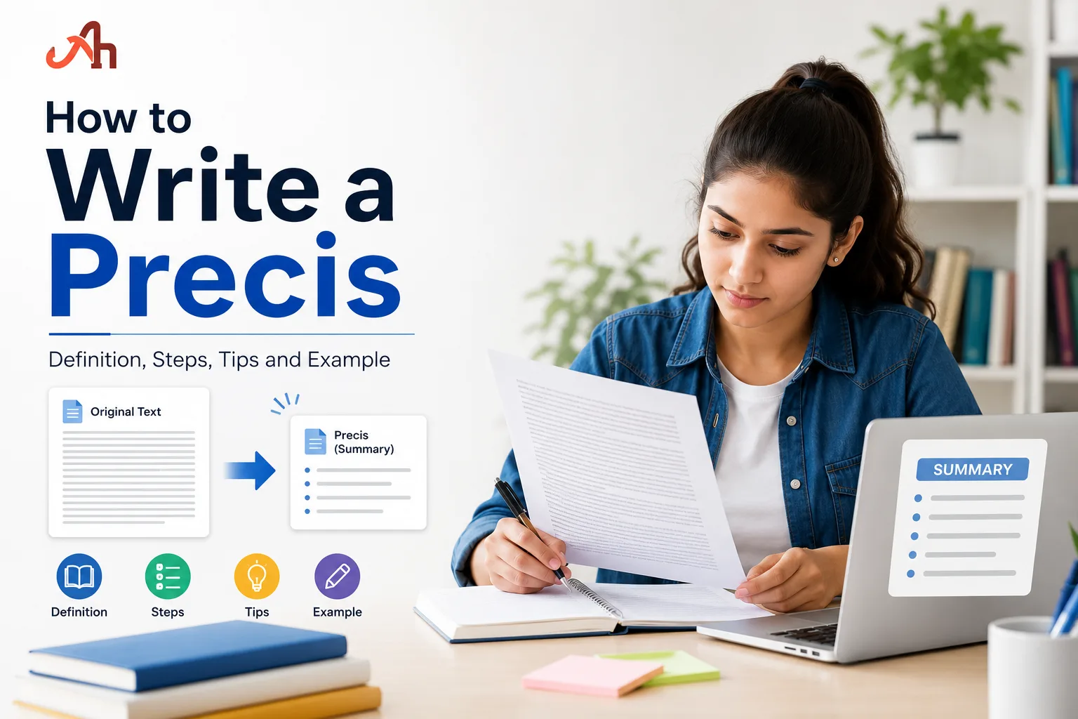 How to Write a Precis: Definition, Steps, Tips and Example